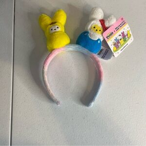 Hello Kitty Yellow and Blue Plush Headband